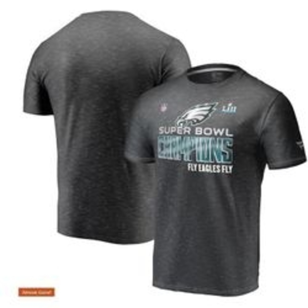 [NEW] Philadelphia Eagles Gray Super Bowl Champions T-Shirt MEDIUM